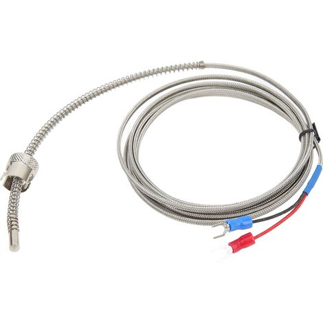 Thermoelement Typ K, robust, störungsresistent, korrosionsbeständig, Temperaturregler, Sonde, 2 Meter (1/5)