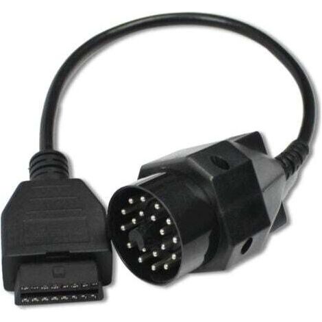 OBD2 Câble adaptateur 20Pin BMW Edibas à 16Pin Appareil de diagnostic OBD adapté aux anciens modèles compatible avec BMW 1982-2002 (1/3)