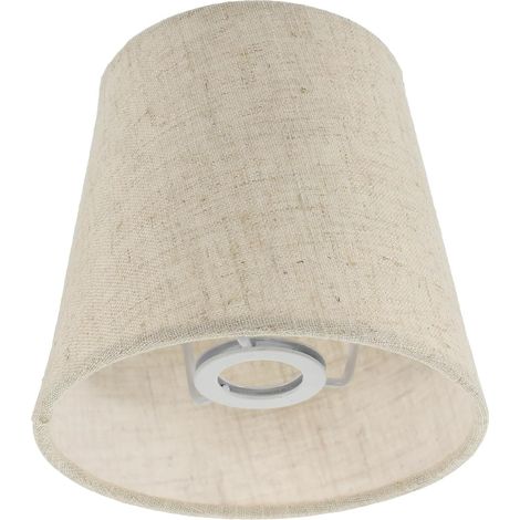 Lampenschirm aus Stoff für Schreibtisch- und Nachttischlampen, dicker Leinen-Ersatzlampenschirm, elegante Dekoration und Schutz für Tischlampen (1/5)