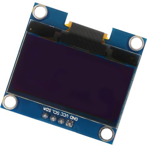 1 Stück 1,3-Zoll-OLED-Displaymodul, IIC/I2C-Kommunikation, 128x64 Pixel, weiße Textfarbe (1/5)