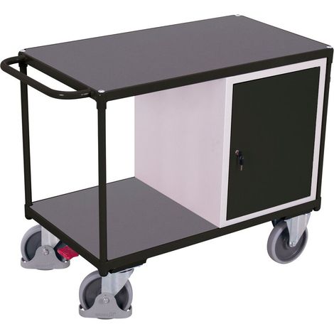 VarioFit Werkstattwagen mit 2 Ladeflächen RAL 7016