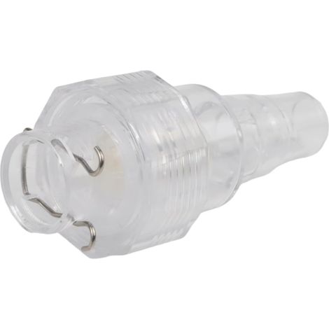 Clapet anti-retour de vidange de condensat pour climatisation, anti-reflux d'odeurs pour armoires murales centrales, design à fermeture lente, transparent, taille B 92 mm (A) (1/5)