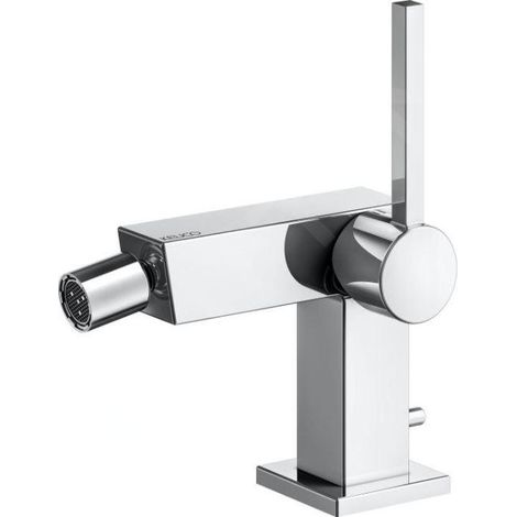 Bidet monobloc ÉDITION 90 SQUARE VC avec ensemble de vidange à tirette 1 1/4 Z (1/5)