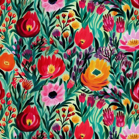 Decoffe Oxford exterior - Blumen - DX2500 (1/5)