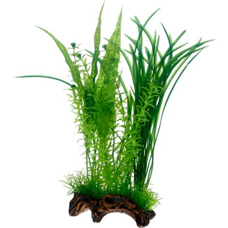 Hobby Flora Root 1, Plante d'aquarium artificielle - L, 30 cm