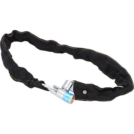 Antivol de chaîne pour vélo, moto et portes, avec 2 clés (1/5)