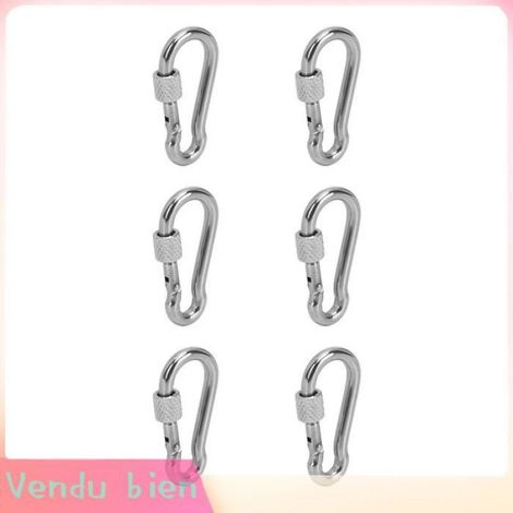 Garosa clip à maillon rapide Mousquetons à ressort en acier inoxydable, forte capacité de charge, boucle à maillons sport materiel (1/5)