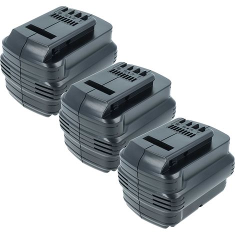 vhbw 3x Akku Ersatz für Dewalt DE0242, BHA24, DE0240, DE0241, DW005, DE0240-XJ, DE0243-XJ, DE0243 für Werkzeug (2000 mAh, NiMH, 24 V)