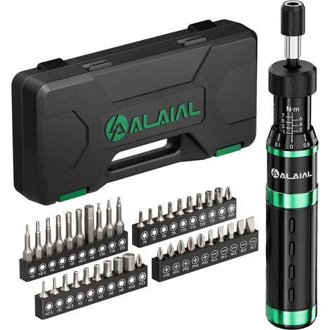 Clé dynamométrique 1-7 Nm 1/4 pouce, set 41 pièces, pour vélo et outils (1/5)
