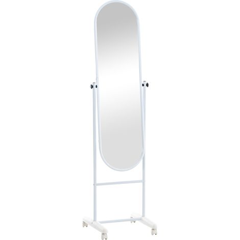 Specchio a figura intera Nane ovale bianco (1/5)