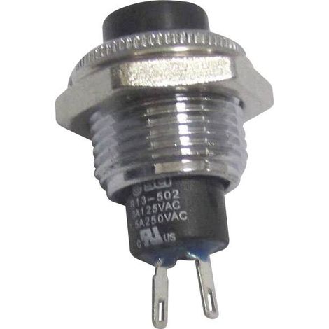 BOUTON POUSSOIR À PRESSION TRU COMPONENTS TC-R13-502MA-05BK 1587734 250 V/AC 1.5 A 1 X OFF/(ON) À RAPPEL 1 PC(S)