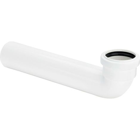 coude d&39évacuation Viega 667368 DN 50 x 50 x 250 mm, 90°, plastique blanc , avec joint