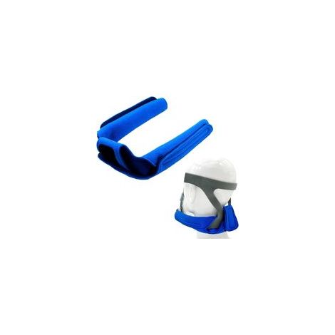 Coussinet pour Col De Masque CPAP, Housses de Sangle CPAP, Protecteur de Masque Universelle Coussinet Cervical pour Masque d'apnée du Sommeil (Bleu)