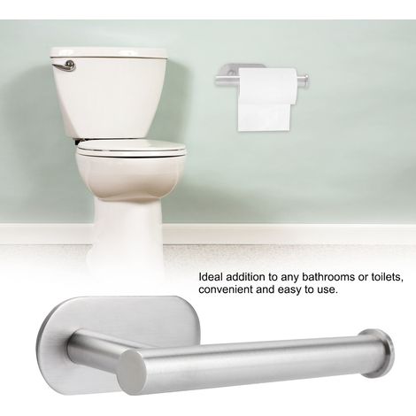 Wandmontierter Toilettenpapierhalter aus Edelstahl, Toilettenpapierspender für das Badezimmer, robuster und eleganter Ständer. (1/5)