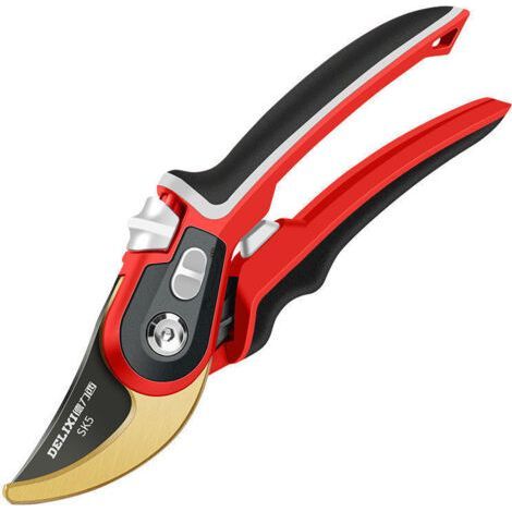 Heavy duty garden pruner with stainless steel blades, the best bypass pruner, professional hand tool for gardening. (1/5)