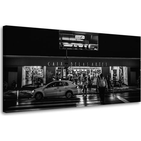 Leinwanddruck Architektur Taxistraße 80x40 cm