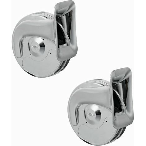 Bocina de tren FOREHILL súper ruidosa 800dB/300dB 12V Resistente al agua Alta/Baja para motocicletas, automóviles, camiones, SUV, barcos (1 unidad de bocina alta de 800dB) (1/5)