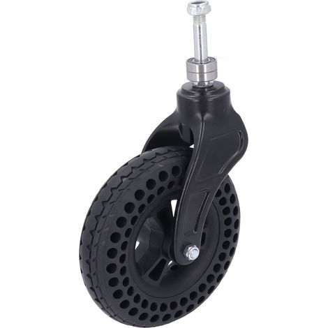 Ortviai Roulettes Universelles 18 cm en Caoutchouc TPE pour Chariot – Charge Max. 75 kg, Antidérapantes et Silencieuses (1/5)