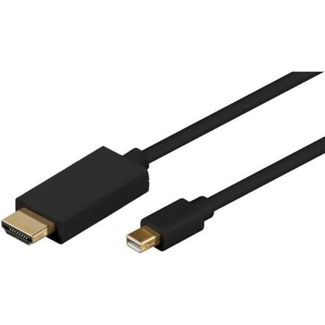 Câble vidéo - MICROCONNECT - MDPHDMI3B-4K - 3 m - Mini DisplayPort - HDMI Type A (1/3)