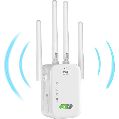 Repetidor WiFi, velocidad de 300 Mbps, fácil configuración, enchufe europeo. (1/5)