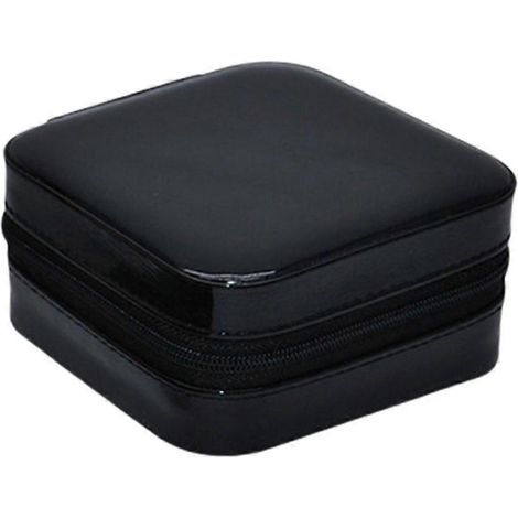 Boîte à bijoux robuste en cuir PU avec un extérieur unique pour une utilisation quotidienne (1/5)