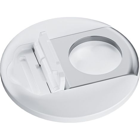 Support magnétique pour téléphone, support réglable stable, anneau de fixation pour iPhone 14 blanc, idéal bureau et ordinateur portable (1/5)