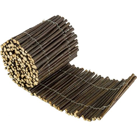 502495 Reja para sombreado perimetral decorativo 200x15cm corto color oscuro (1/5)
