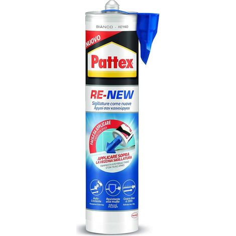 Silicone Pattex bagno sano re new bianco ml280 (1/5)