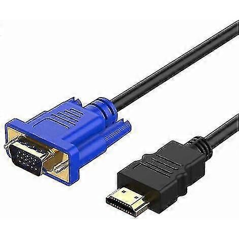Câble convertisseur HDMI vers VGA, 1,8 m (6 pieds), 1080p, HDMI mâle vers (1/4)