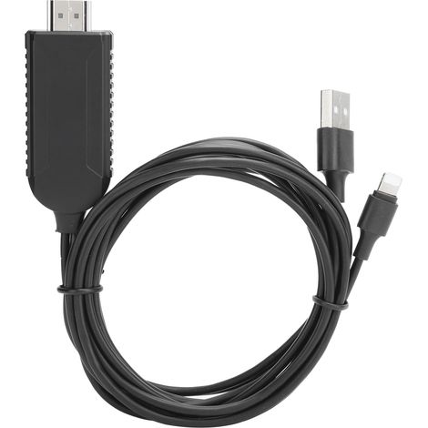 Câble adaptateur LD32 IOS vers HDMI, téléphone vers TV projecteur, convertisseur vidéo 1080P (1/5)