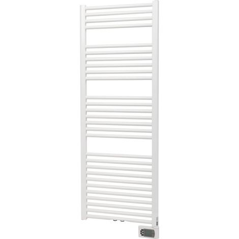 Irsap – Sèche-serviette mixte 860 W – Dimensions 1767 mm x 530 mm x 30 mm – Tubes ronds en acier Ø23 mm – Résistance digitale blanche (1/3)