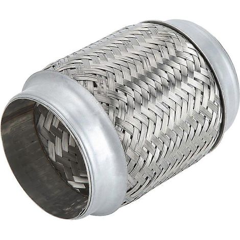 Tuyau d'échappement flexible en acier inoxydable 3,5 x 6 pouces, tube ondulé interne tressé pour système d'évacuation (1/5)