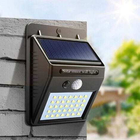 Lampe LED Solaire Avec Capteur De Mouvement 120° (1/5)