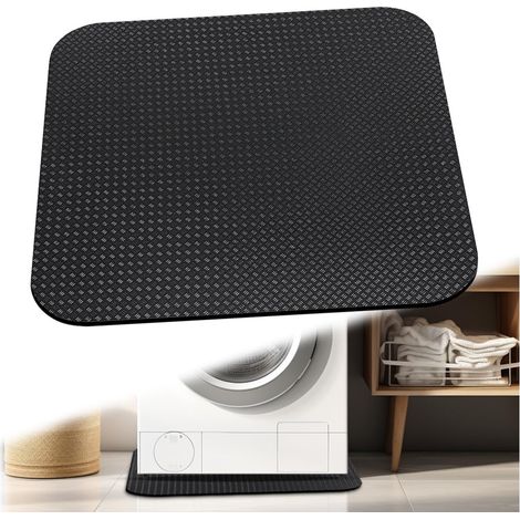 Tapis de machine à laver 60x60cm, tapis antidérapant et anti-vibrations pour machine à laver, tapis double face en caoutchouc silicone, tapis anti-vibrations, tapis antidérapant pour sèche-linge (1/5)