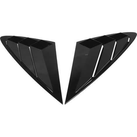 Deux caches de vitres latérales noirs brillants de remplacement pour Hyundai Sonata 2020-2021 (1/5)