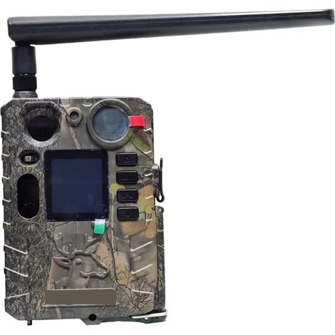 Caméra Faune Sauvage Caméra De Chasse Et Suivi des Sentiers, Cellulaire, sans Fil, 4G, 37mp/4K FHD, Noir, IR, 940nm, Invisible, for La Sécurité Faune, BG410-MS Surveillance Fiable Précise (1/5)