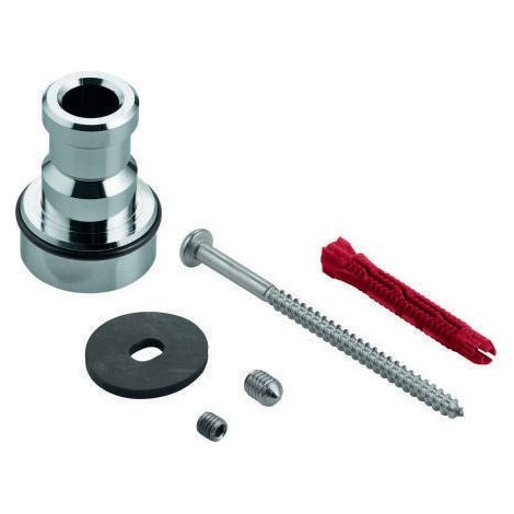 Support de barre de douche chromé – Fixation murale – Kit de montage inclus – Surface GROHE StarLight (1/3)