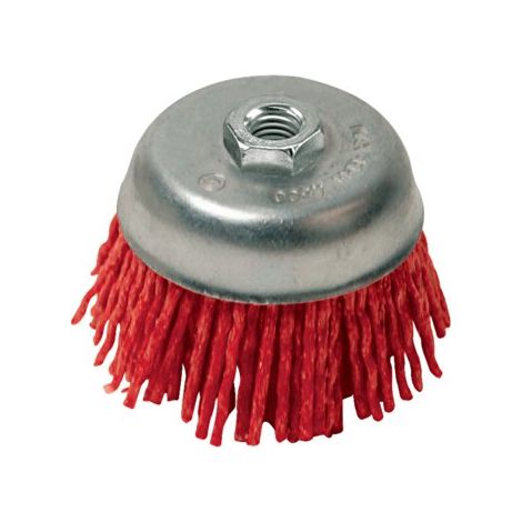 Silverline 217606 Spazzola di fili nylon abrasivi a tazza 75 mm (1/3)