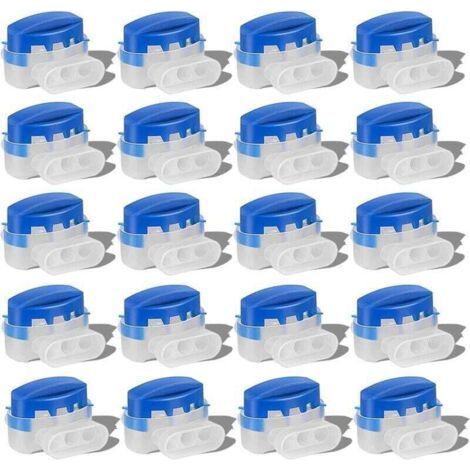 20 Pieces Cable Connectors for Robot Lawn Mower Resin Filled Cable Connectors for Robot Lawn Mower Automower (1/4)