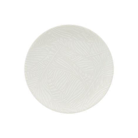 Saturnia Collezione Breath Piatto Frutta D 21 Cm H 2,2 Cm Porcellana Siviglia Decorata