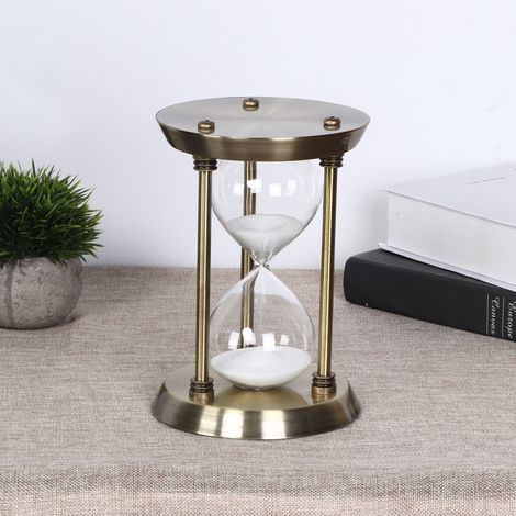 Sablier décoratif pour la maison, accessoires de minuterie, cadeaux pour les amoureux et les enfants (petit format). (1/5)