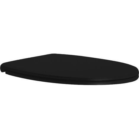 Abattant WC MODO, Soft Close, Quick Release, noir mat/chrome (1/2)