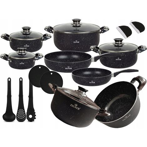 JUEGO DE UTENSILIOS DE COCINA DE MÁRMOL JUEGO DE SARTÉN JUEGO DE UTENSILIOS DE COCINA PARA INDUCCIÓN