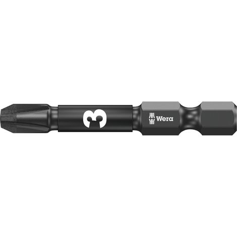 Wera  05057662001 Kreuzschlitz-Bit 3   F 6.3 5 St.
