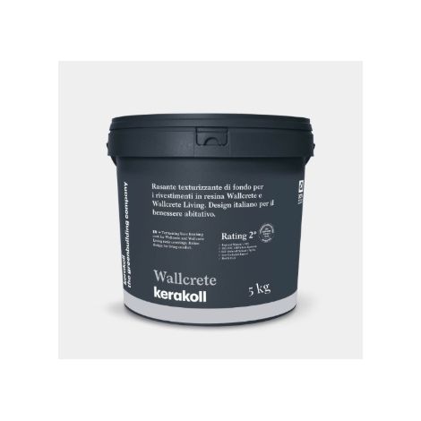 Wallcrete kg.5 rasante texturizzante di fondo per i rivestimenti in resina