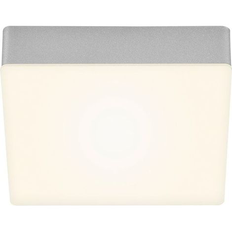 LED Aufbauleuchte rahmenlos IP20 11 W 3000K silber Metall-Kunststoff Briloner
