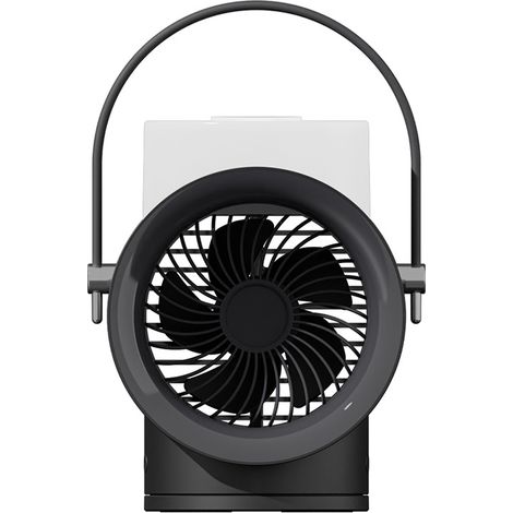 Portable USB Spray Fan - 350ml Water Tank - Instant Cooling - Ideal for Home and Camping - Black (1/5)