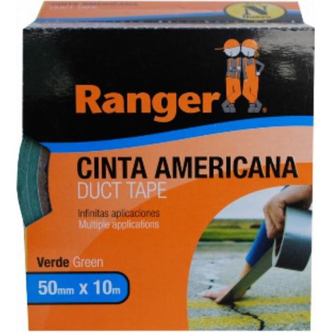 FPLUS cinta american.50x10 azul , La cinta americana MIARCO BRICO es una cinta adhesiva de tela recubierta de polietileno con adhesivo blanco de caucho sintético y resinas. En una