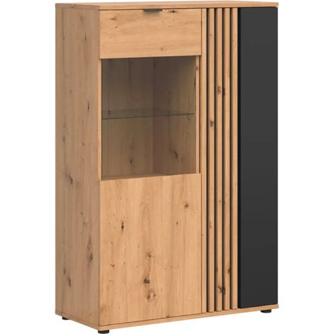 Vaisselier bas 2 portes Ezra Bois