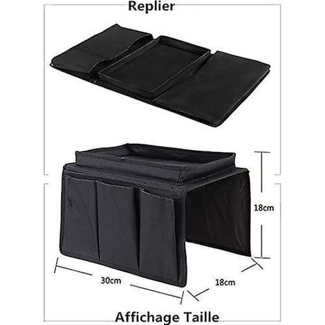 Organisateur de canapé Armstöd Soffa Brickbord Förvaringsväska Hängande Armstöd Fickor Soffa Organizer Fåtölj Caddy För Tidningar Glasögon
